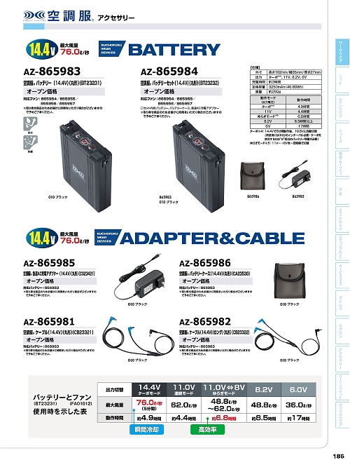 AZ865985 AC充電アダプターのカタログページにジャンプします