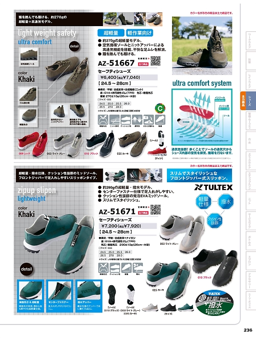 AZ51671 セーフティシューズのカタログページにジャンプします