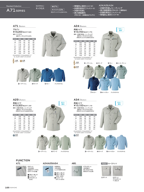 A71 ブルゾン(ノーフォーク)のカタログページにジャンプします