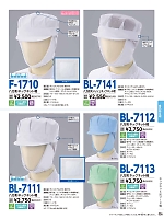 F1710 八方形ネックネット帽