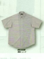 AZGU2220 半袖オックスBDシャツ在庫限の関連写真1
