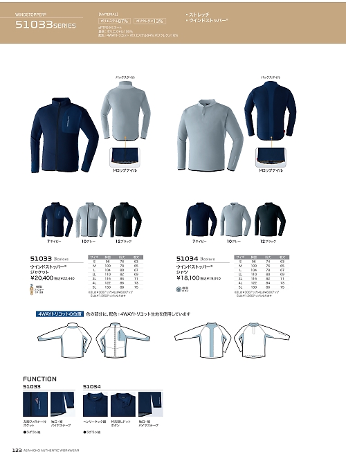 51033 インナージャケットのカタログページにジャンプします