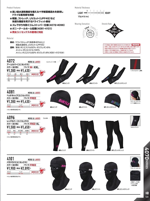 4072 アームカバーのカタログページにジャンプします