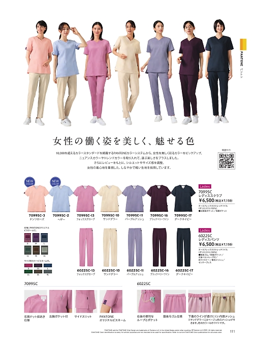 6022SC レディースパンツのカタログページにジャンプします