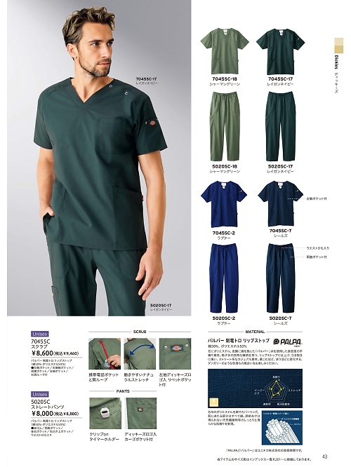 7045SC スクラブのカタログページにジャンプします