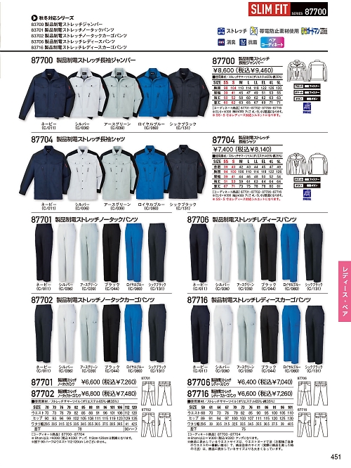 87716 レディースカーゴパンツのカタログページにジャンプします