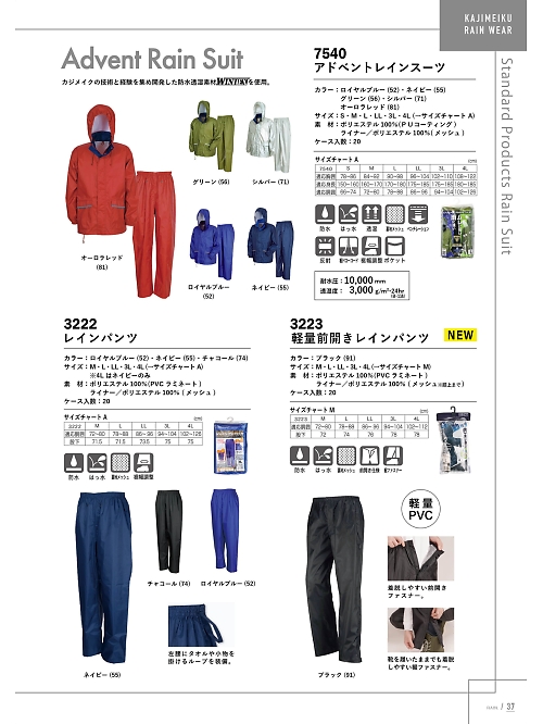 7540 アドベントレインのカタログページにジャンプします