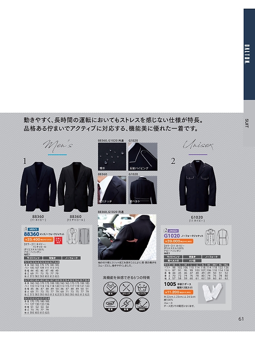 88360 メンズジャケットのカタログページにジャンプします