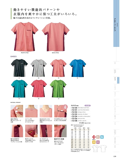 72-723 兼用半袖ジャケットのカタログページにジャンプします