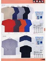 228 吸汗速乾ヘンリー長袖Tシャツのカタログページ(snmb2008w125)