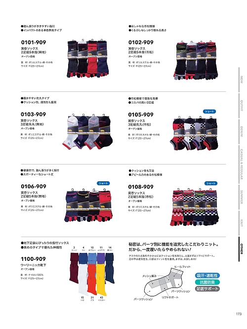 1100-909 ウーリーニッカ靴下のカタログページにジャンプします