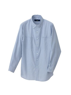 ユニフォーム21 AZ50401 長袖BDシャツ(コードレーン)