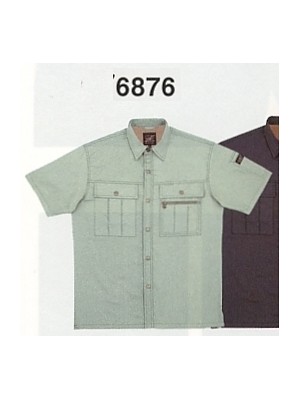 6876 半袖シャツ(14廃番)の関連写真です