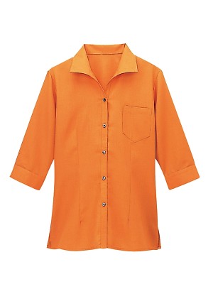 ユニフォーム182 08935 ウィングカラーシャツ(七分袖)