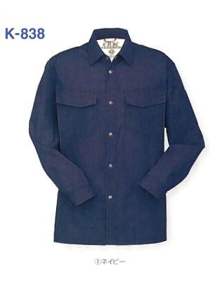 K838 長袖シャツ(廃番)の関連写真です