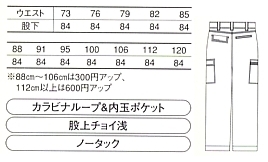 G7785 ノータックフィッシング(09廃番)のサイズ画像