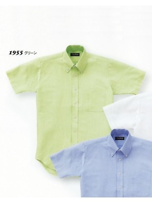 ユニフォーム597 1955 兼用ボタンダウンシャツ(グリン