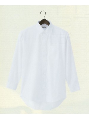 ユニフォーム5 2500 長袖カッターシャツ(ホワイト)