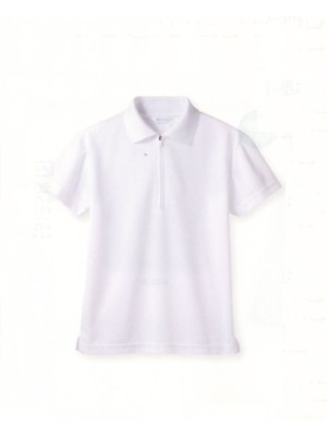 ユニフォーム330 2-571 兼用半袖ポロシャツ(白)