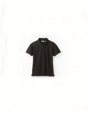ユニフォーム119 2-572 兼用半袖ポロシャツ(黒)