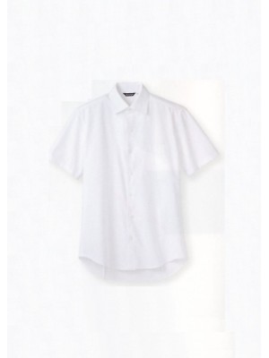 ユニフォーム460 BF2572-2 メンズ半袖シャツ(白)