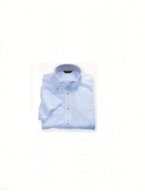 ユニフォーム37 ZK2712-4CB 兼用半袖ニットシャツ(ブルー)