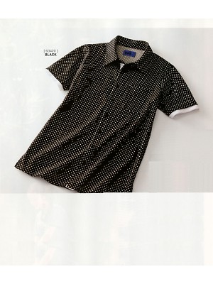 ユニフォーム89 63420 ニットシャツ(ブラック)