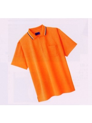ユニフォーム25 65234 ポロシャツ(オレンジ)
