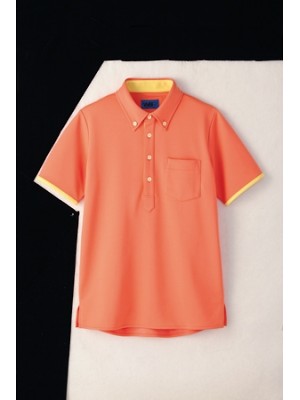 ユニフォーム235 65574 ポロシャツ(オレンジ)