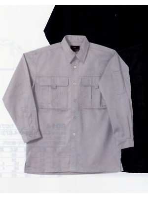 ユニフォーム75 520 T/C長袖シャツ